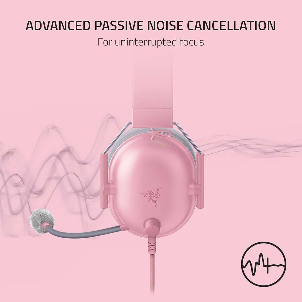 Razer Blackshark V2 X Wired Headset for PlayStation Pink