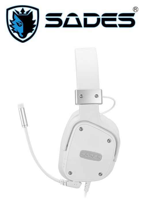 PS4 Snow Wolf Gaming Headset (Sades)