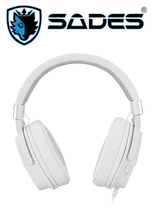 PS4 Snow Wolf Gaming Headset (Sades)
