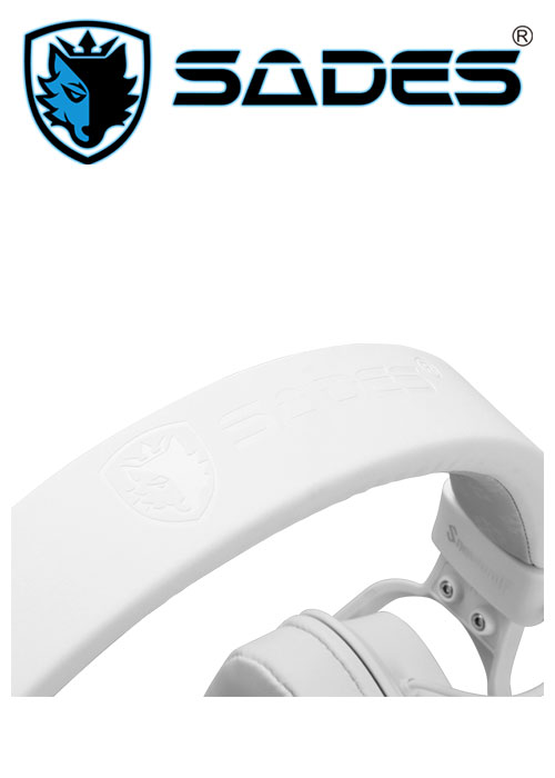 PS4 Snow Wolf Gaming Headset (Sades)