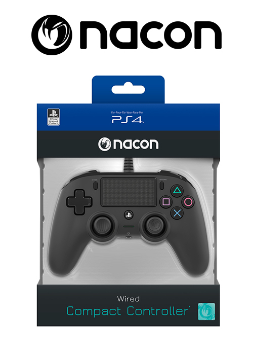 PS4 Wired Controller Black (Nacon)