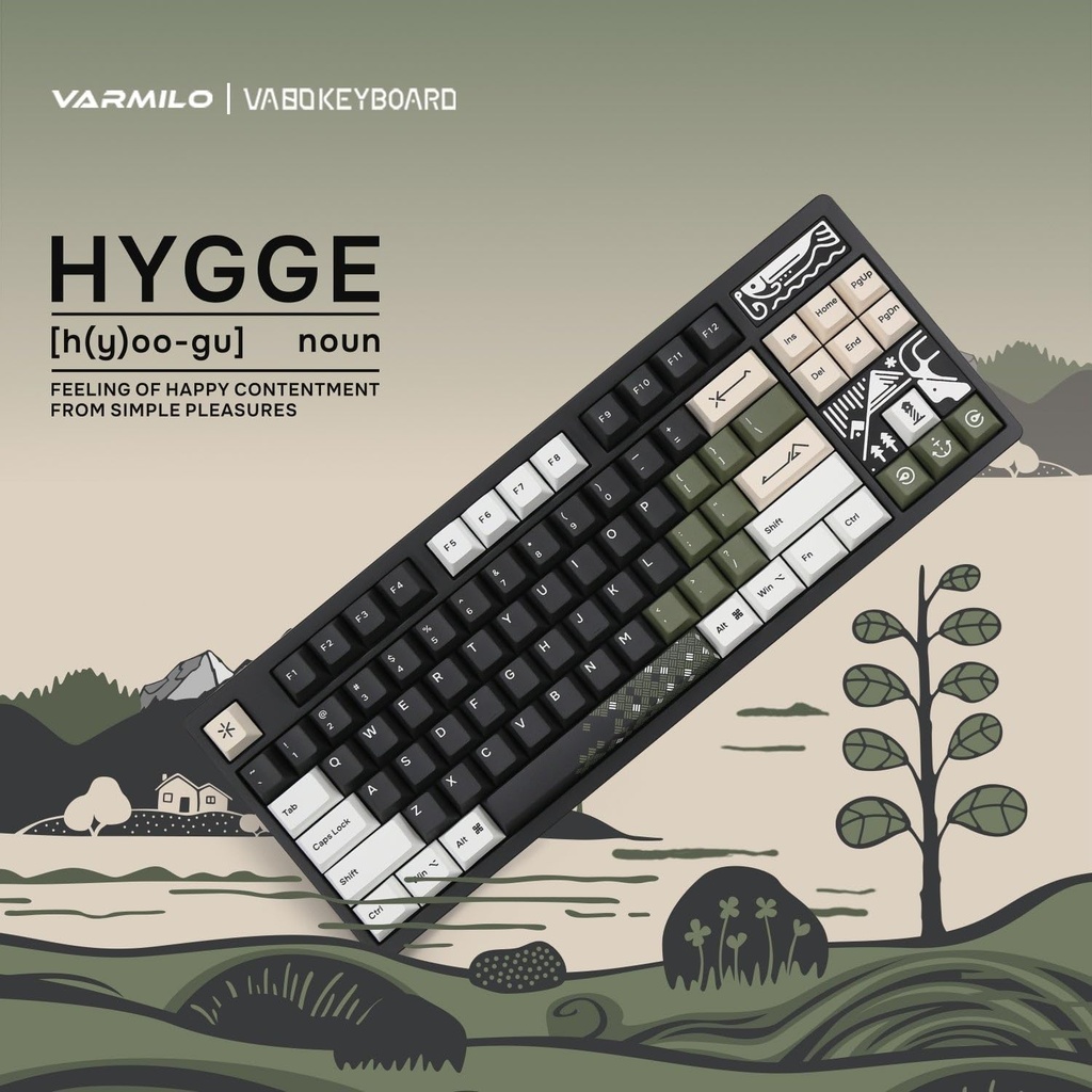 Varmilo VA80 Hygge Theme Magnetic Keyboard