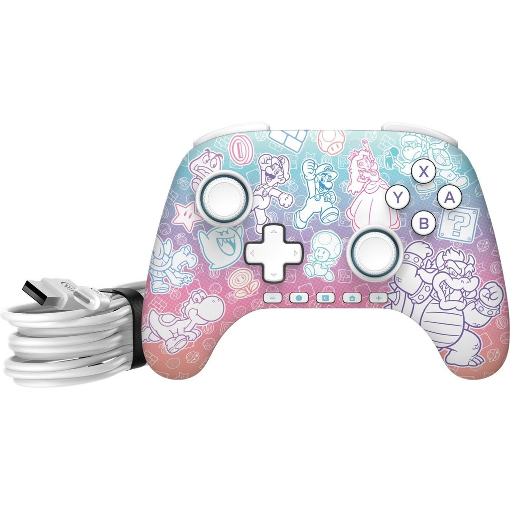 PowerA Advantage Wired Controller for Nintendo Switch 2- Mushrom Kingdom