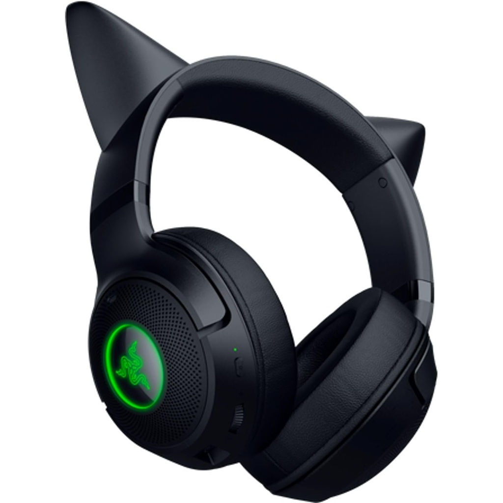 Razer Kraken Kitty V2 BT Wireless Gaming Headset With Kitty Ears Black