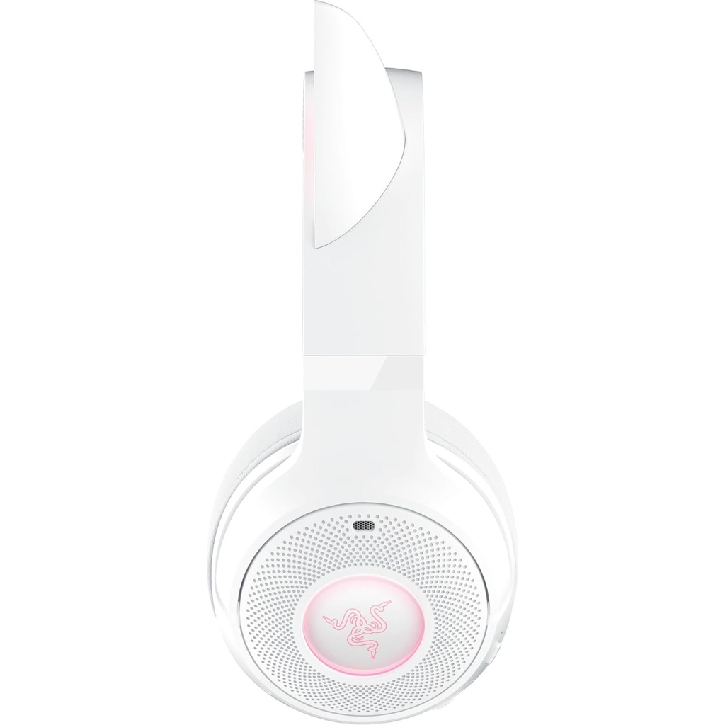 Razer Kraken Kitty V2 BT Wireless Gaming Headset With Kitty Ears White