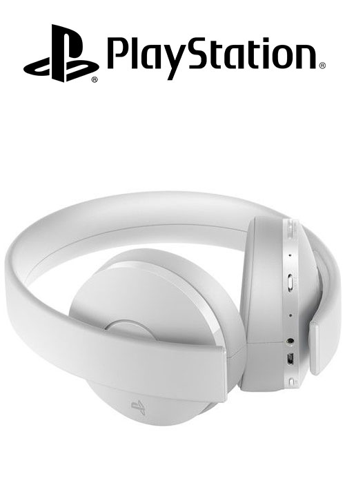 PS4 Headset Gold Wireless Stereo 2.0 White V2 