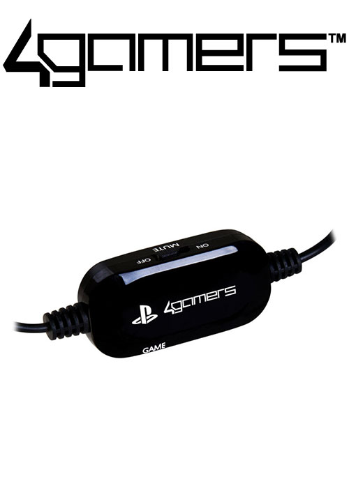 PS4 PRO4-70 Wired Stereo Gaming Headset - Black (4Gamers)