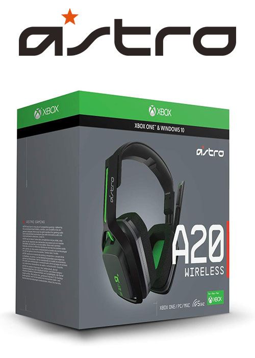 XB1 A20 Wireless Gaming Headset Black/Green (Astro)