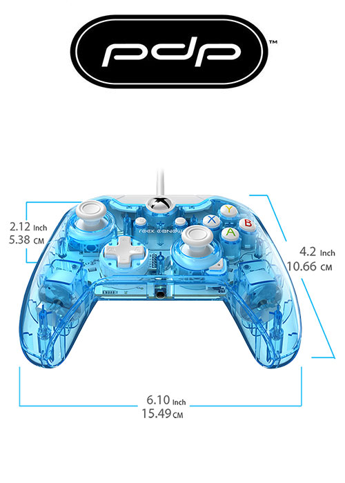 XB1 Wired Controller Rock Candy Blue (PDP)