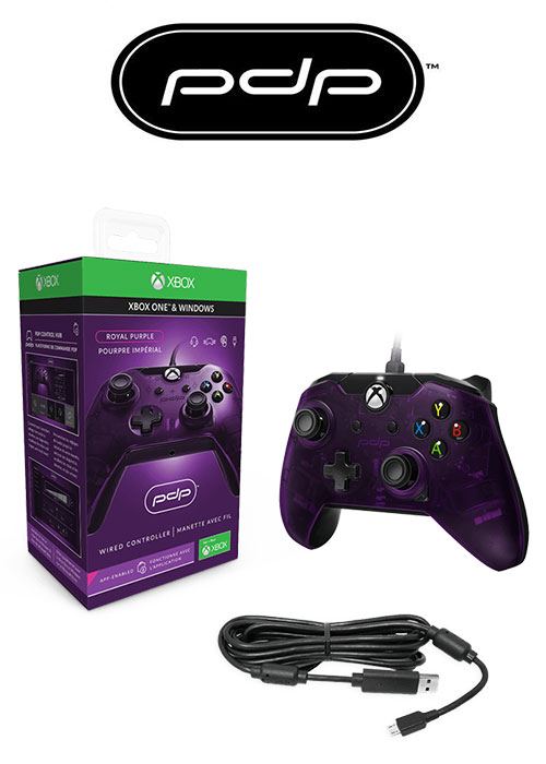XB1 Wired Controller Royal Purple (PDP)
