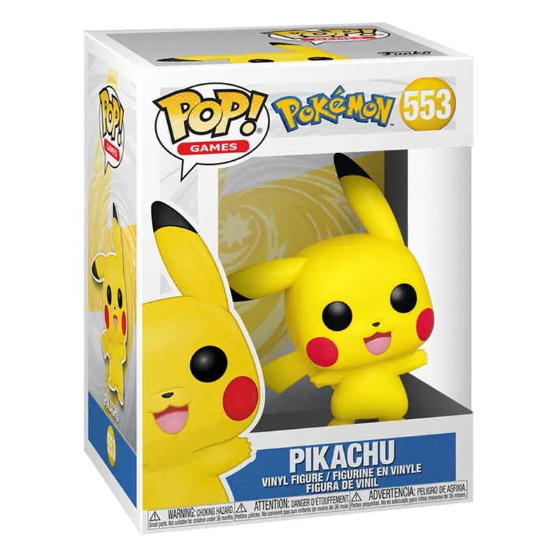 Funko Pop! Pop! Games Pokemon - Pikachu (Waving) 2.webp