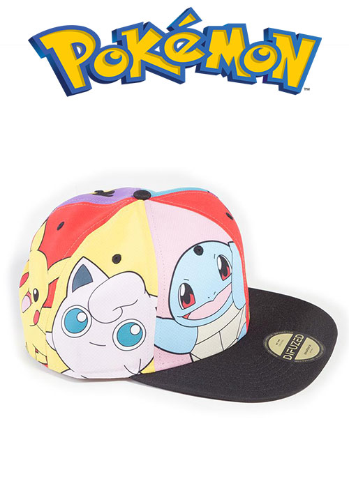 Pokémon -  Multi Pop Art Snapback Cap