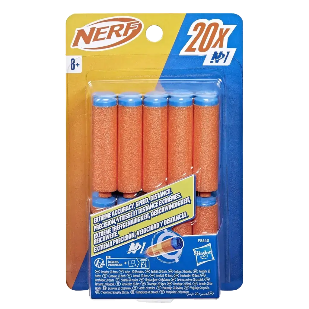 [702097] HASBRO Nerf N1 Refill 20 Bullets Pack 1.webp