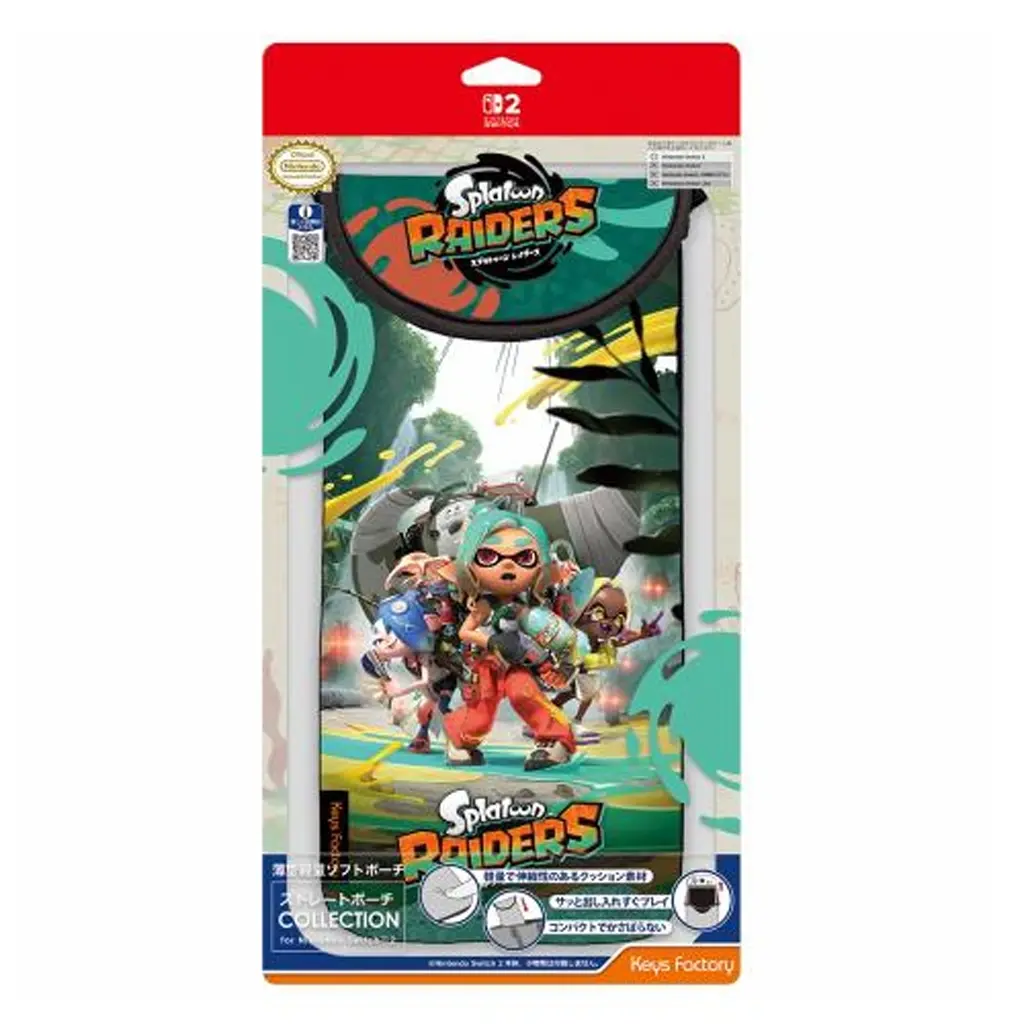 [702368] Keys Factory Splatoon Raiders Straight Pouch for Nintendo Switch 2 3.webp