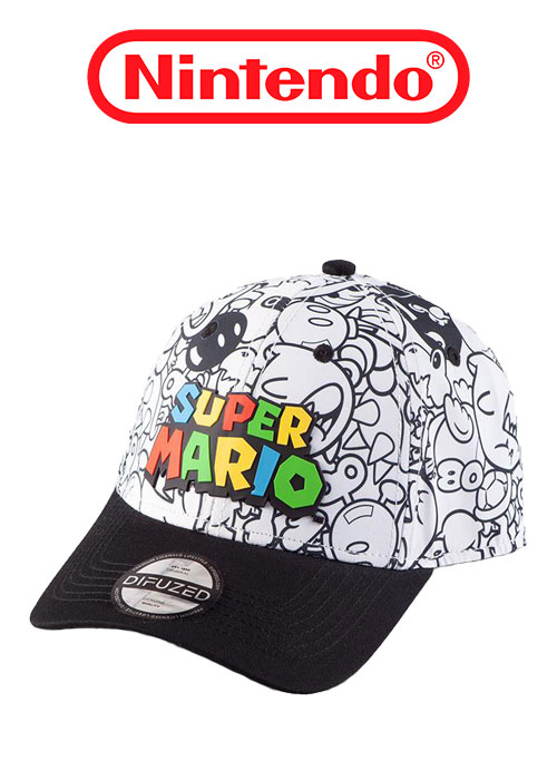Nintendo - Super Mario Villains AOP Adjustable Cap