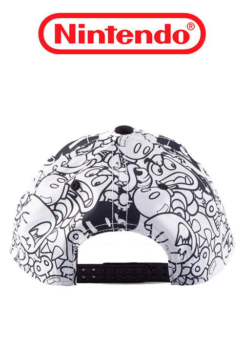 Nintendo - Super Mario Villains AOP Adjustable Cap
