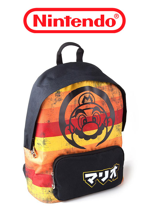 Nintendo - Super Mario Retro Striped Backpack