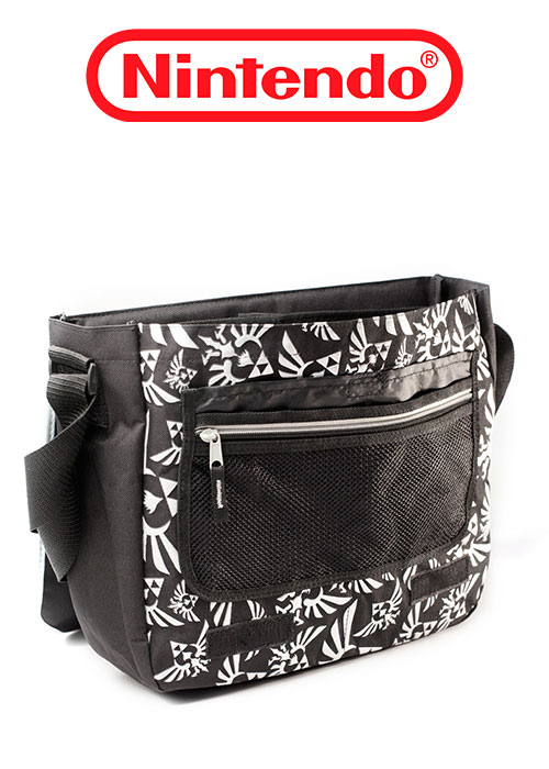 Zelda - Messenger bag with Silver Logo