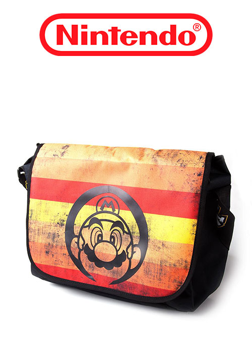 Nintendo - Super Mario Retro Striped Messengerbag