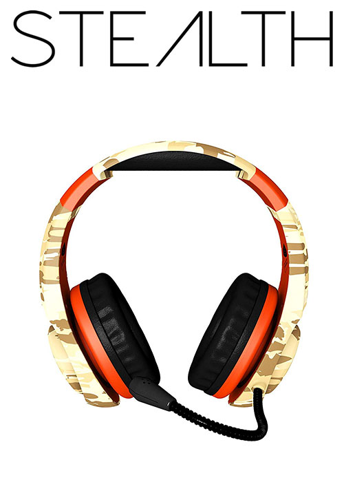 PS4 XP Warrior Multiformat Wired Gaming Headset - Desert Camouflage (Stealth)