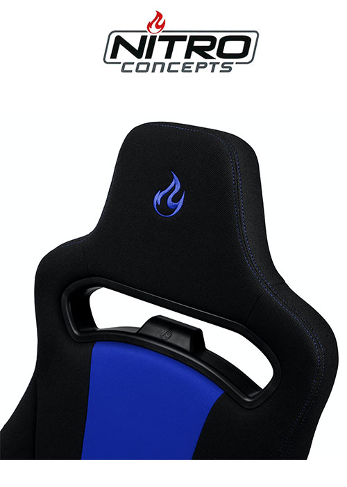Nitro Concepts E250 Gaming Chair - Black/Blue