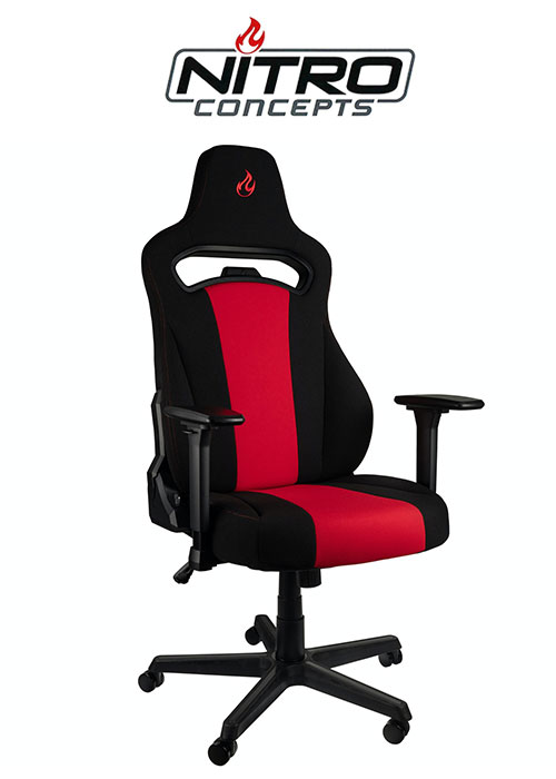 Nitro Concepts E250 Gaming Chair - Black/Red