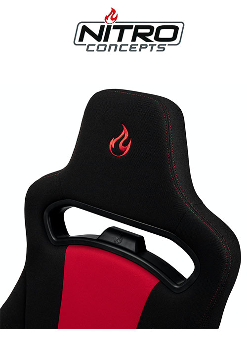 Nitro Concepts E250 Gaming Chair - Black/Red