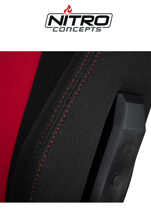 Nitro Concepts E250 Gaming Chair - Black/Red