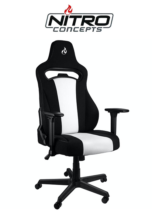 Nitro Concepts E250 Gaming Chair - Black/White
