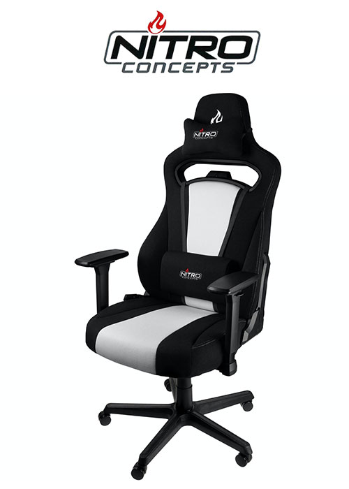 Nitro Concepts E250 Gaming Chair - Black/White