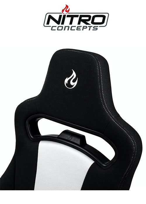 Nitro Concepts E250 Gaming Chair - Black/White
