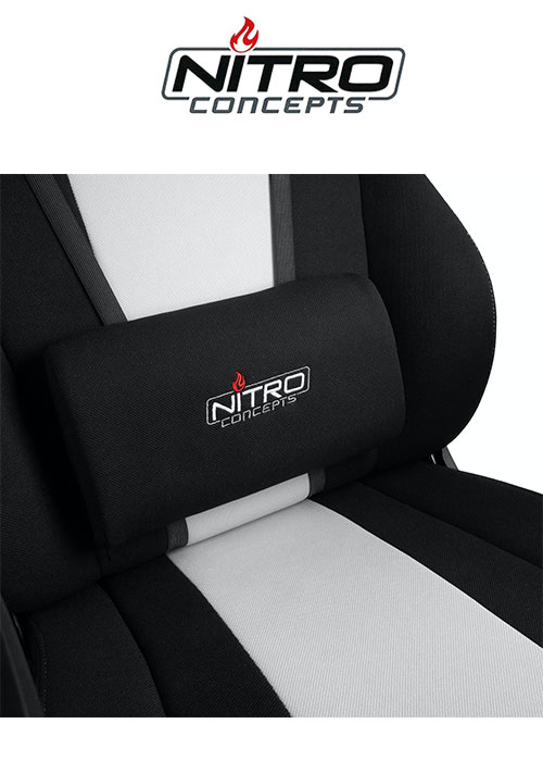 Nitro Concepts E250 Gaming Chair - Black/White