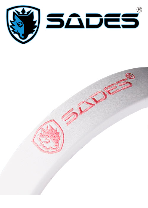 SADES D-Power Gaming Headset White/Pink