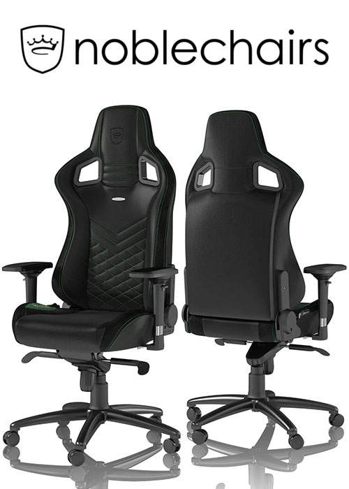 Noblechairs EPIC Series - Black/Green