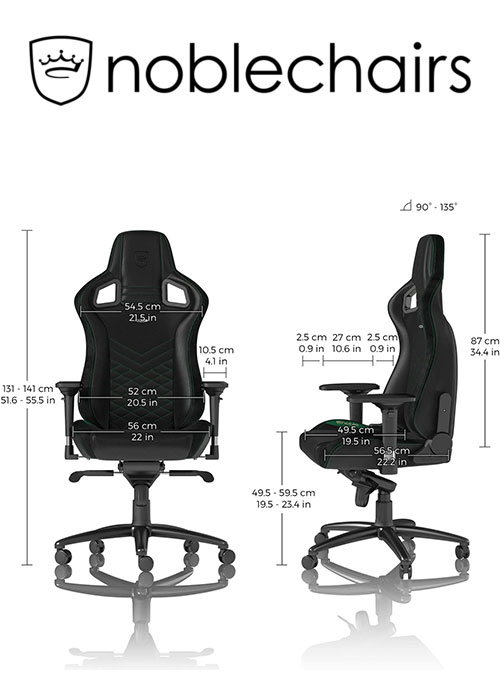 Noblechairs EPIC Series - Black/Green
