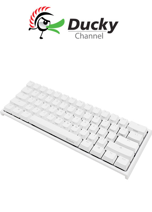 Ducky One 2 Mini V2 Pure White RGB RED SWITCH