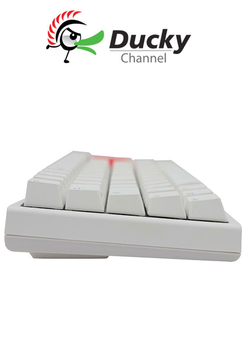 Ducky One 2 Mini V2 Pure White RGB RED SWITCH