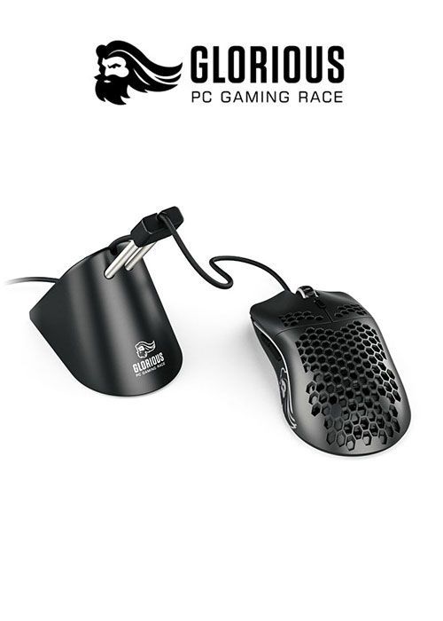 Glorious Model O RGB Gaming Mouse - Matte Black + Free Bungee