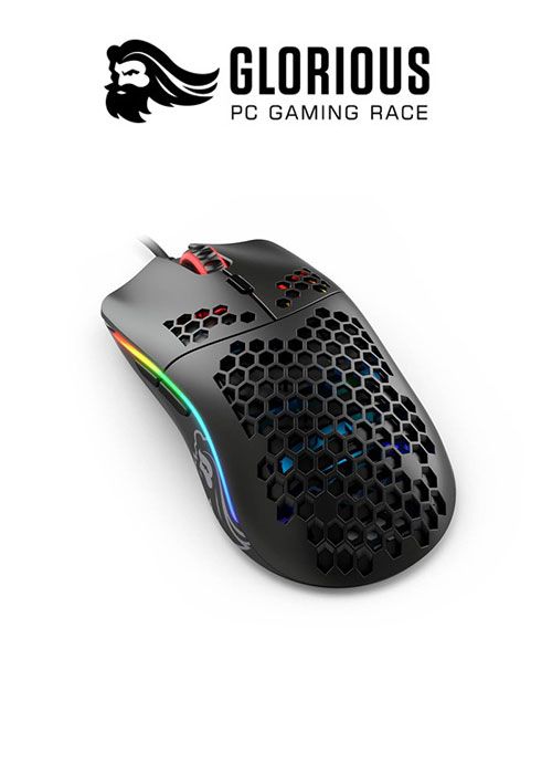 Glorious Model O RGB Gaming Mouse - Matte Black + Free Bungee
