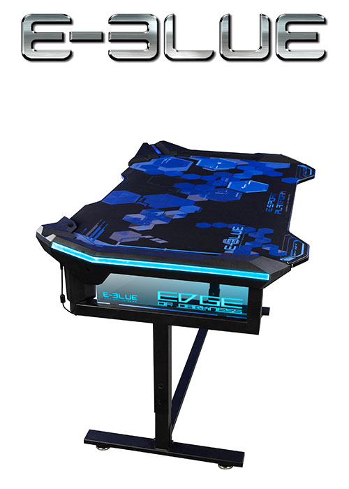 E-Blue EGT004 HIGHT ADJUSTABLE  RGB GAMING DESK