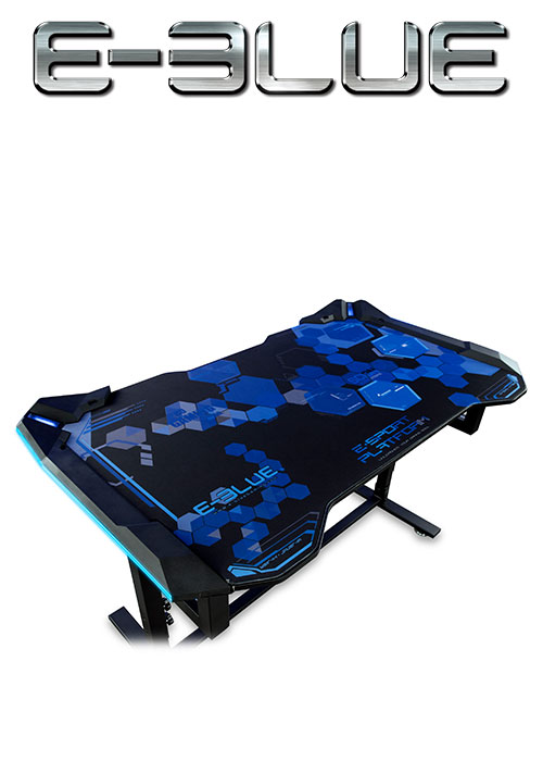 E-Blue EGT004 HIGHT ADJUSTABLE  RGB GAMING DESK