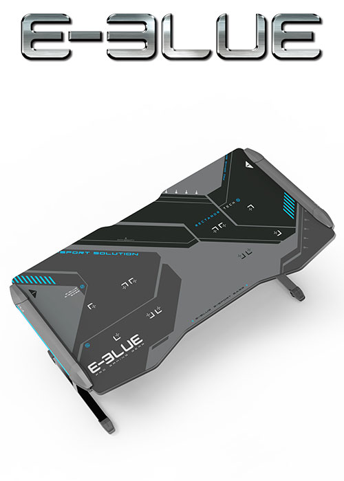E-Blue EGT576 KING SIZE HEIGHT-ADJUSTABLE RGB GAMING DESK