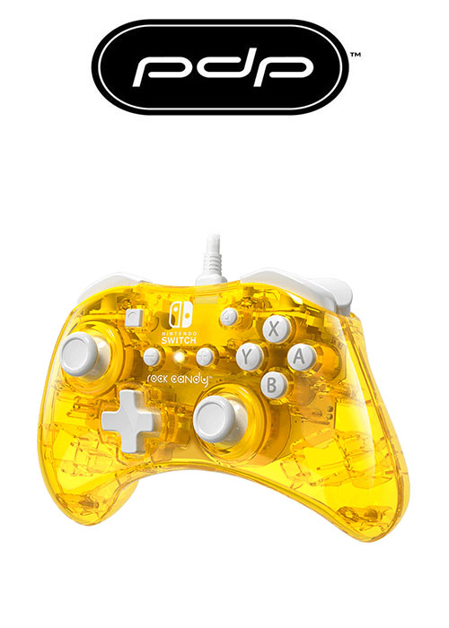 NS PDP Rock Candy Wired Mini Controller (Pineapple-Pop)