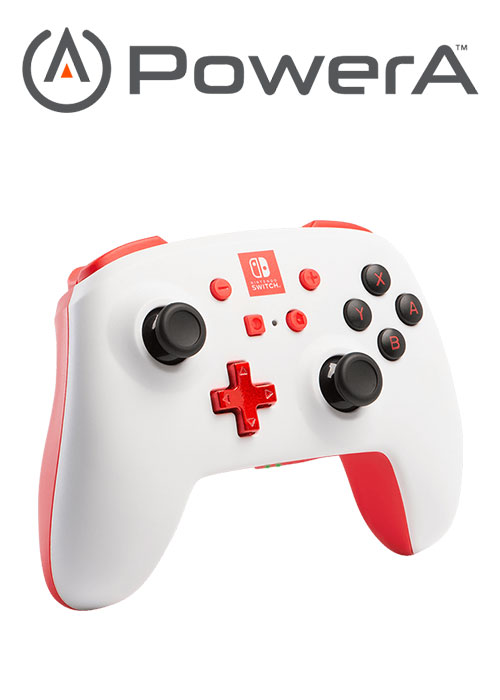 NS PowerA Enhanced Wireless Switch Controller - White
