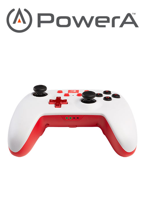 NS PowerA Enhanced Wireless Switch Controller - White