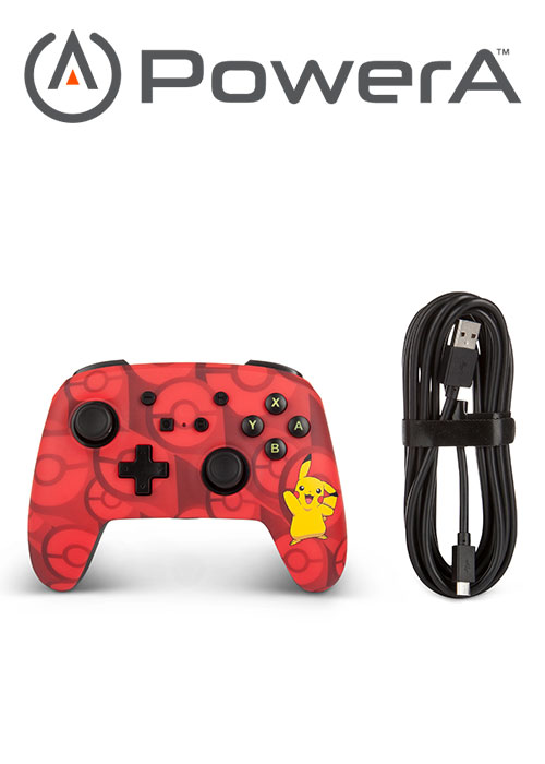 NS PowerA Wired Switch Controller - Pikachu