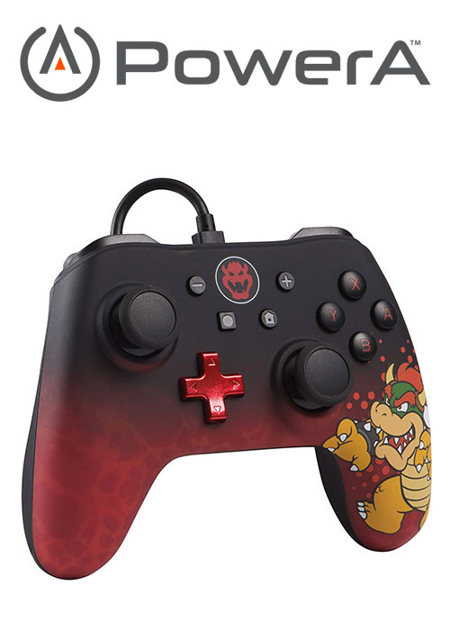 NS PowerA Wired Switch Controller - Bowser Edition