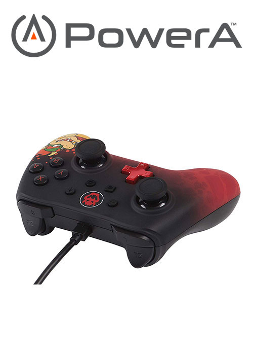 NS PowerA Wired Switch Controller - Bowser Edition