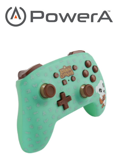 NS PowerA Enhanced Wireless Controller – Animal Crossing Bundle NSTC