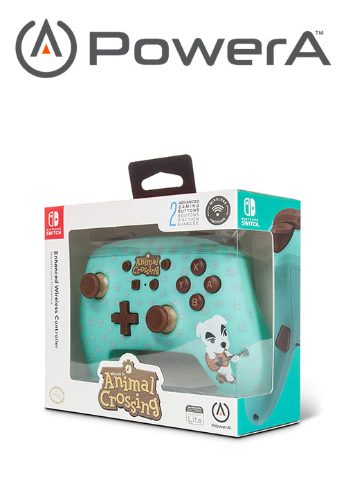 NS PowerA Enhanced Wireless Controller – Animal Crossing Bundle NSTC